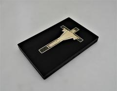 Los Castillo Silver and Ebony Wood Spiritual Plaque