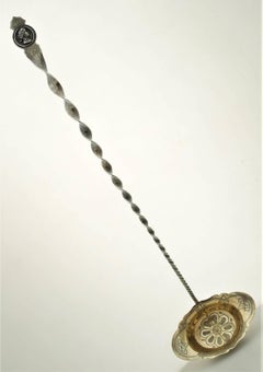 George Sharp Coin Silver Punch Ladle