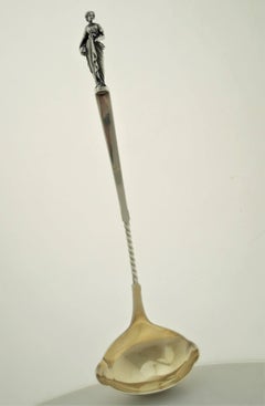 Gorham Coin Silver Figural Punch Ladle