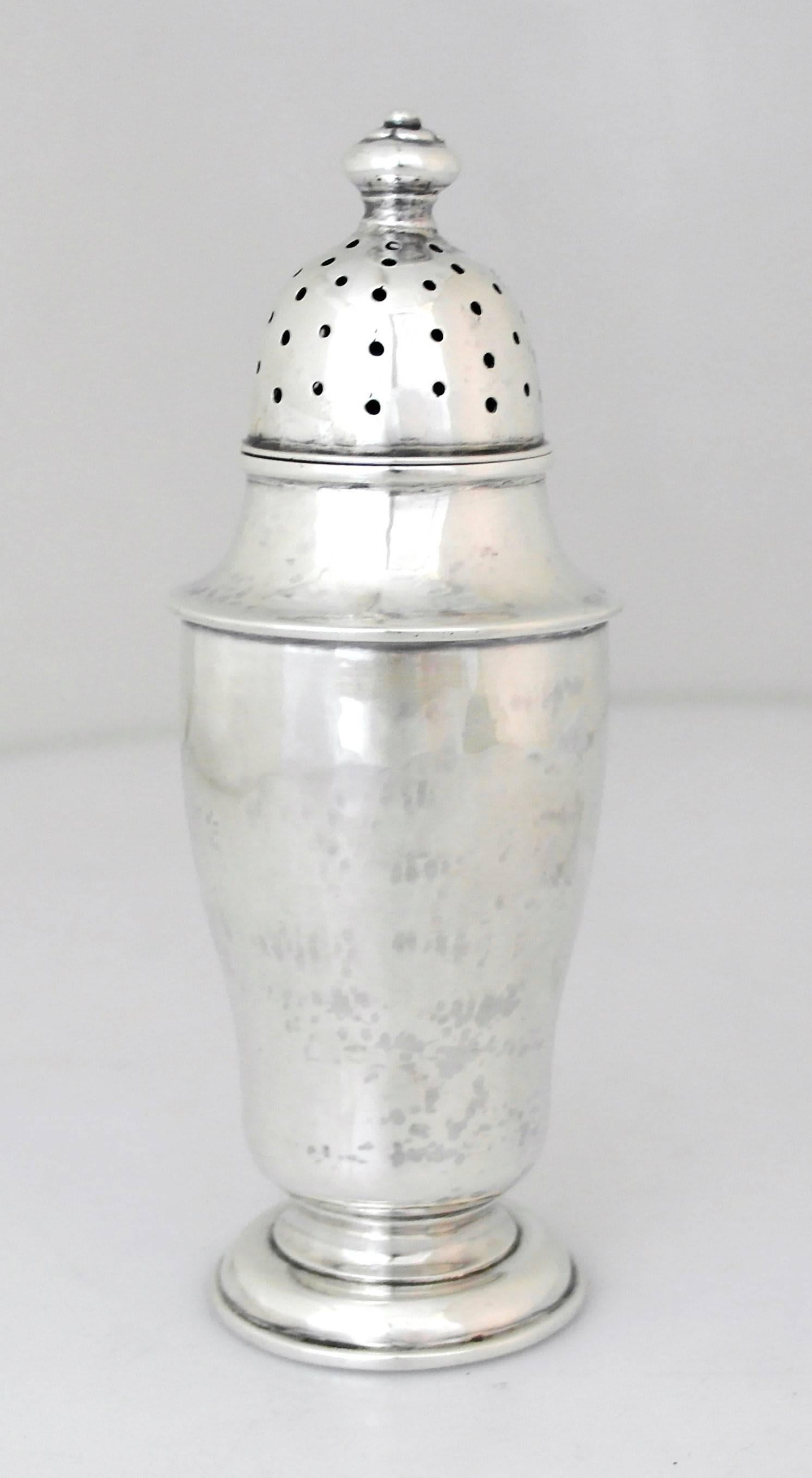 American James Woolley Boston Arts & Crafts Sterling Silver Sugar Caster For Sale