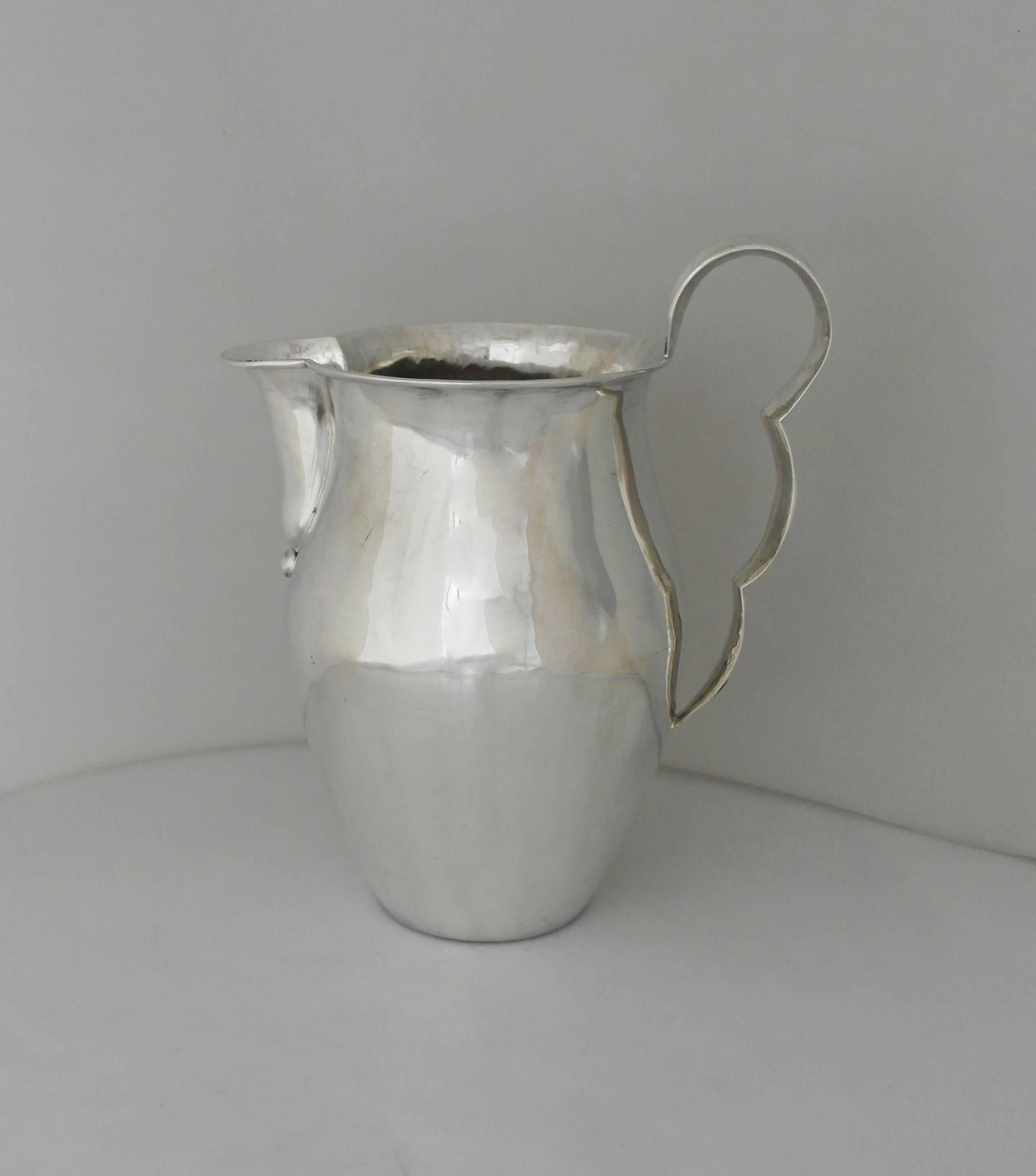 William Spratling Sterling Silver Hand-Wrought Pitcher 1