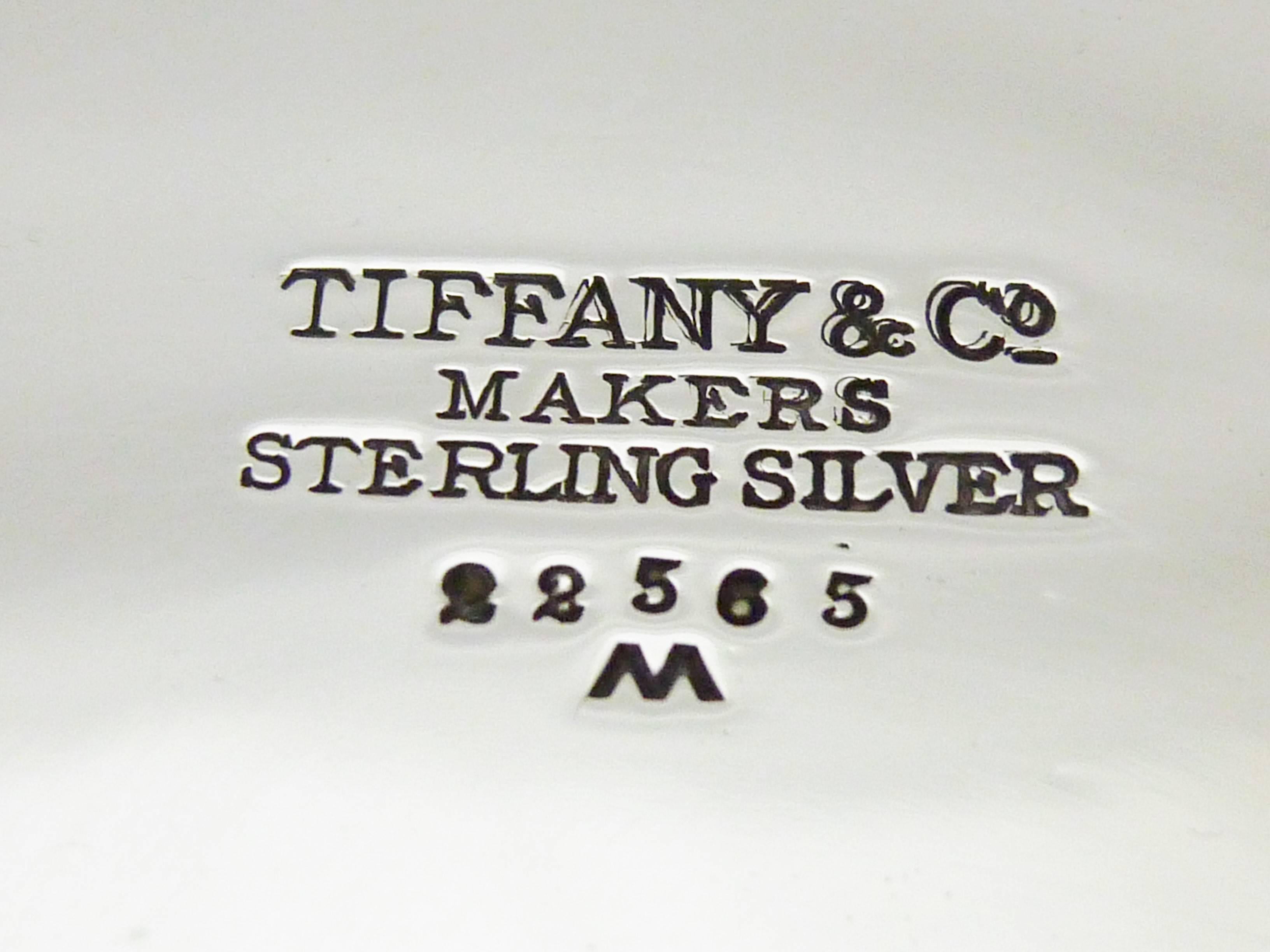 Tiffany & Co. Sterling Silver Bowl, Underplate and Salad Serving Set For Sale 3