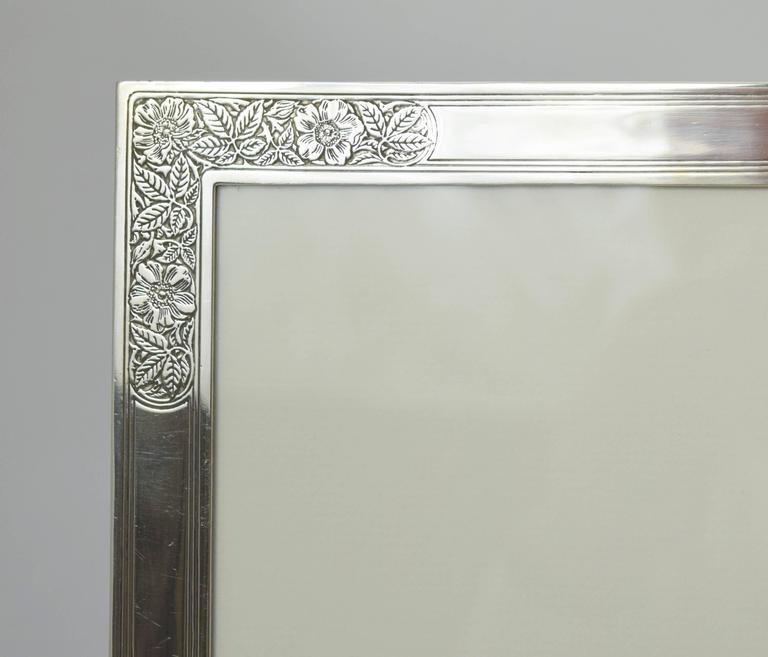 Tiffany and Co. Large Sterling Silver Frame, Circa 1912 at 1stDibs