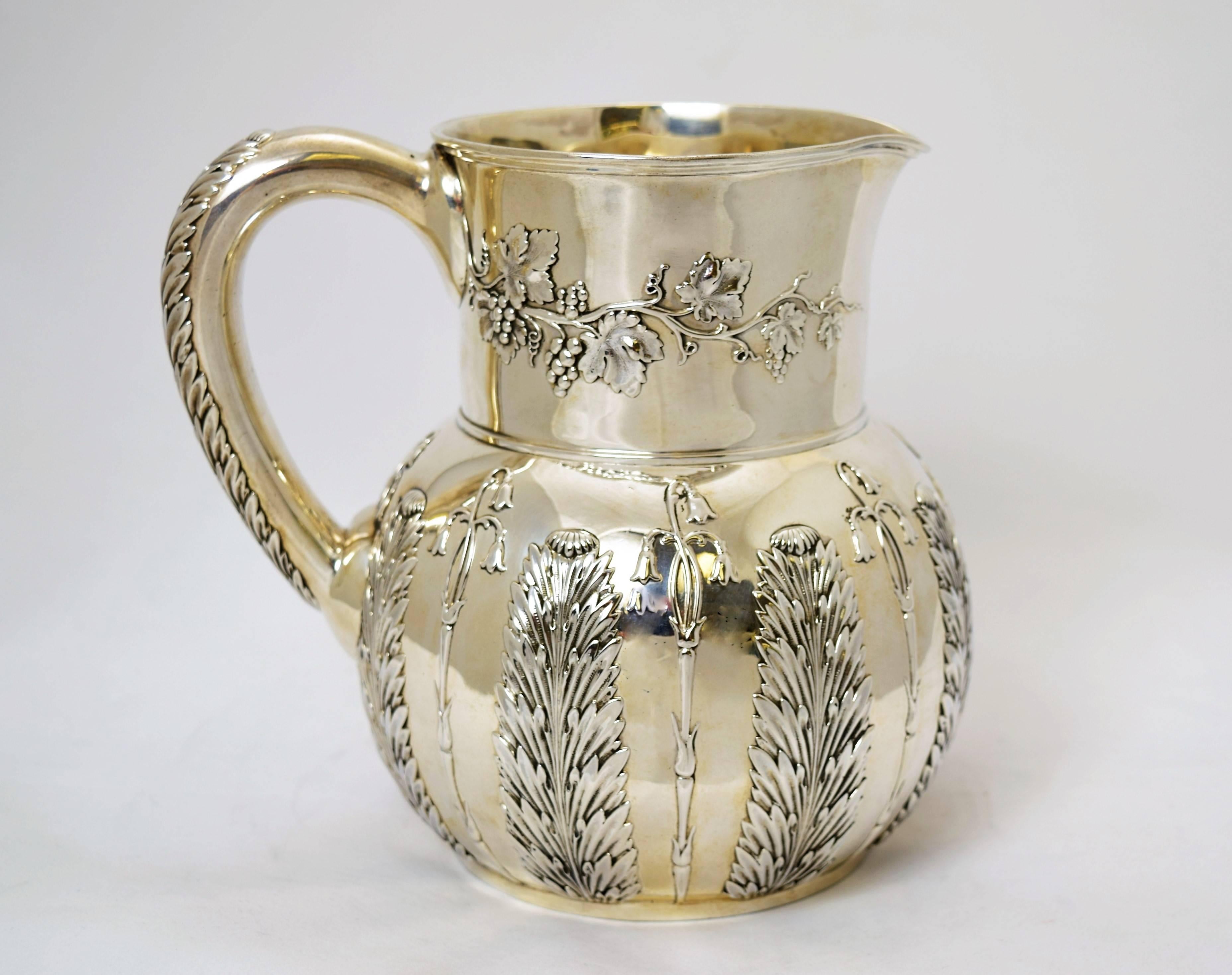 Tiffany & Co. Sterling Silver Water Pitcher, circa 1885 In Excellent Condition In New York, NY