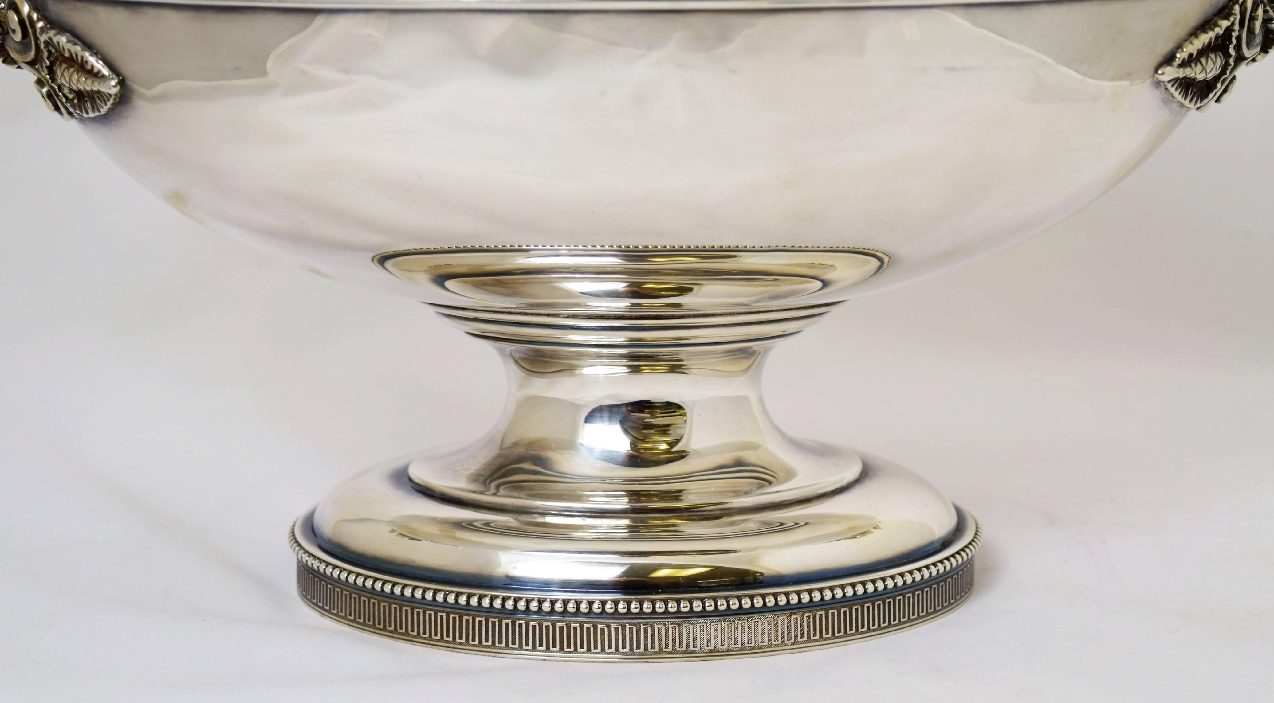 American Tiffany & Co. Large Sterling Silver Tureen, circa 1875