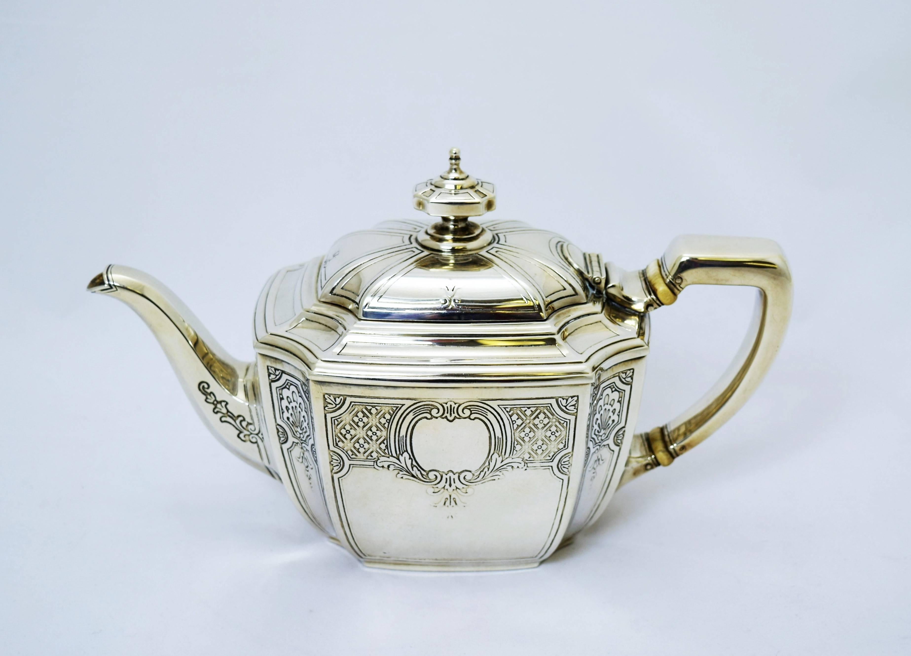 Early 20th Century Tiffany & Co. Sterling Silver Tea and Coffee Set, circa 1915