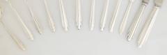 Unique ELIEL SAARINEN Sterling Silver AMERICAN ART DECO Flatware Set 128pcs