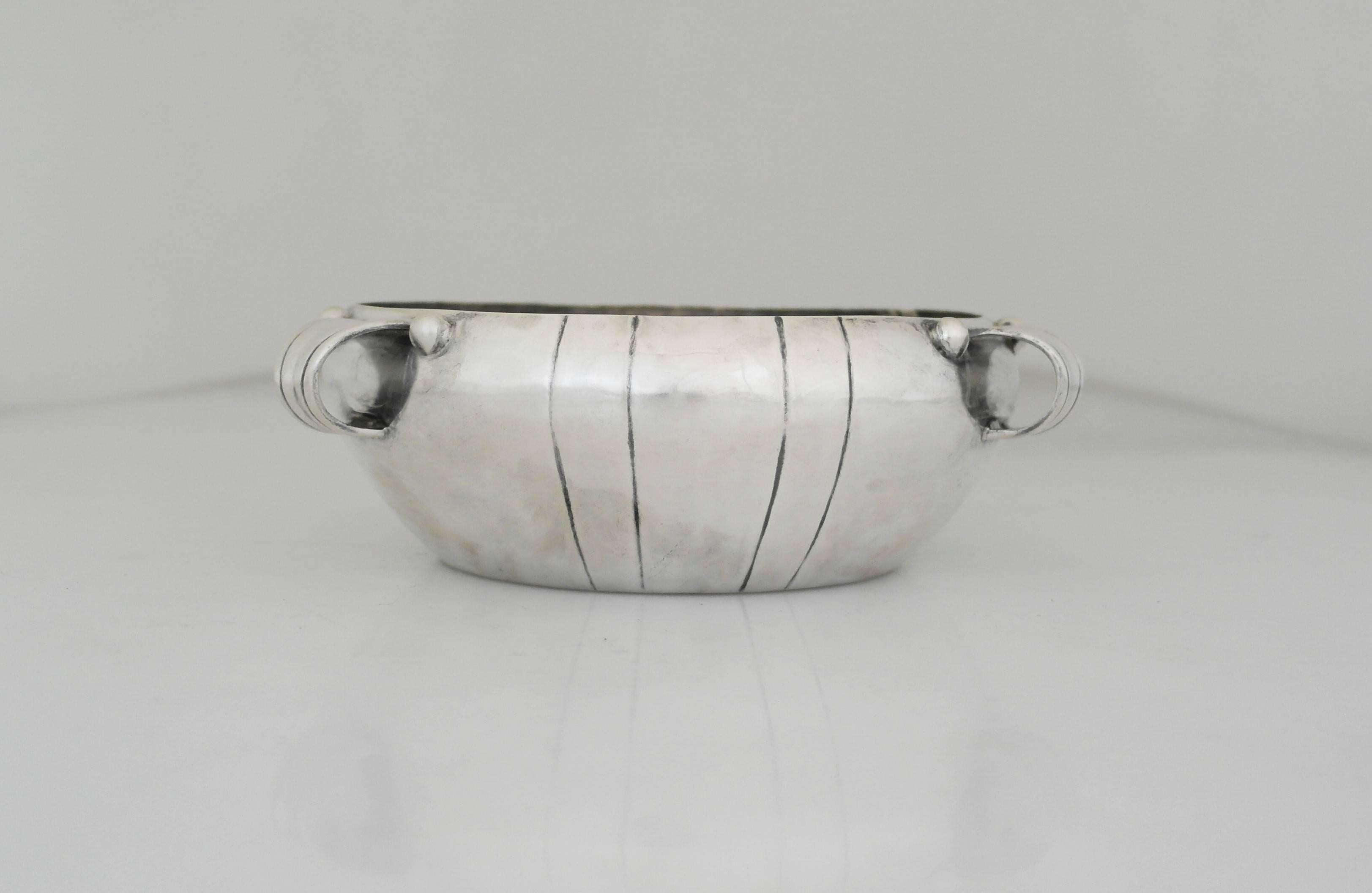 Mexican William Spratling Hand-Wrought Sterling Silver Bowl