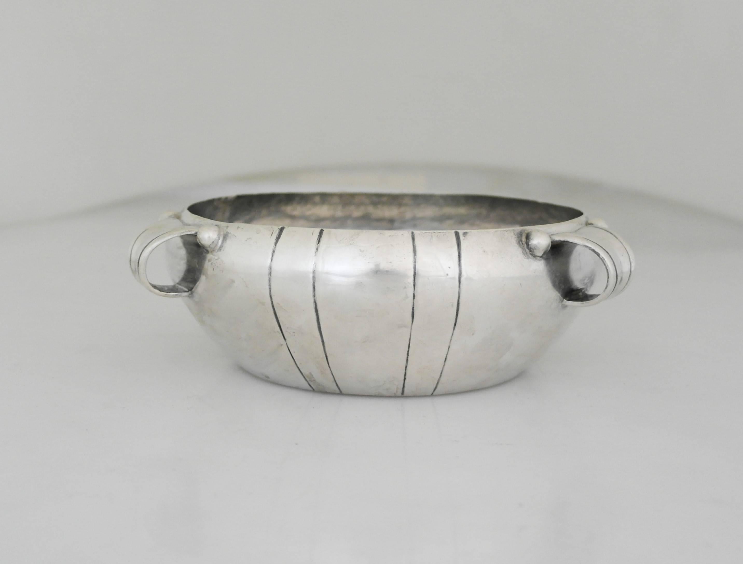William Spratling Hand-Wrought Sterling Silver Bowl In Excellent Condition In New York, NY