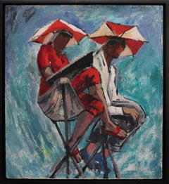 Edgar O. Kiechle, #401 - "Sportscar Fans" Painting