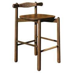 Counter Stool Uçá. All solid wood.
