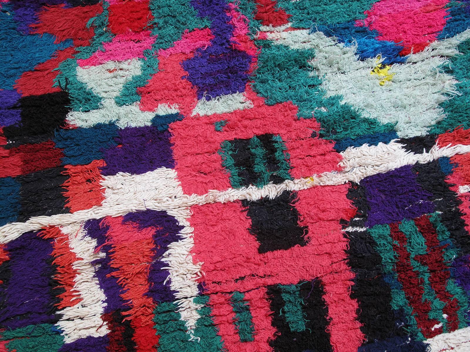 Tribal Azilal Moroccan Berber Rug For Sale