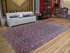 tapis antique Shiraz "Birds:: Birds:: Birds" (oiseaux:: oiseaux:: oiseaux)