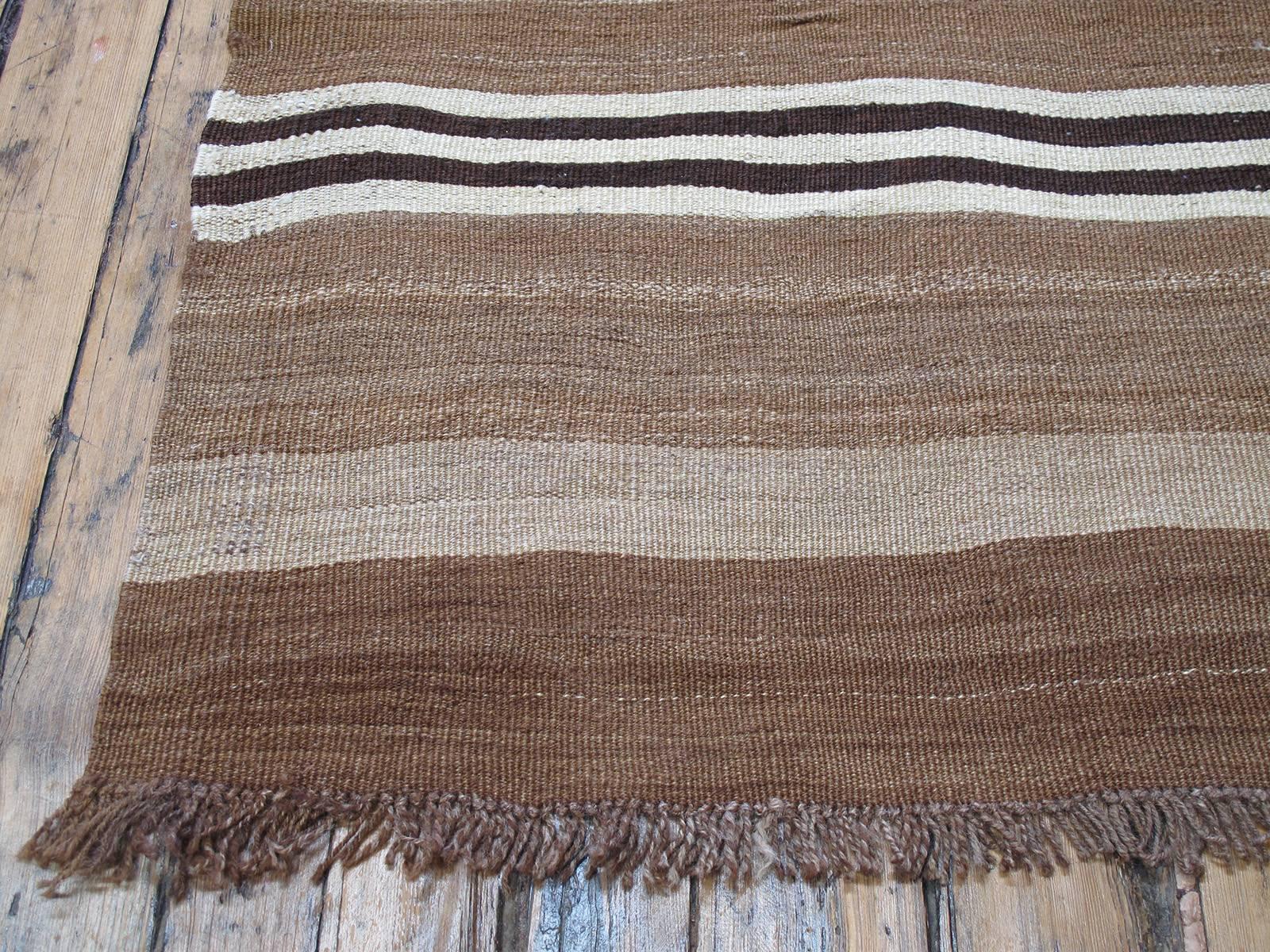 Wool Small Urfa Kilim Rug For Sale