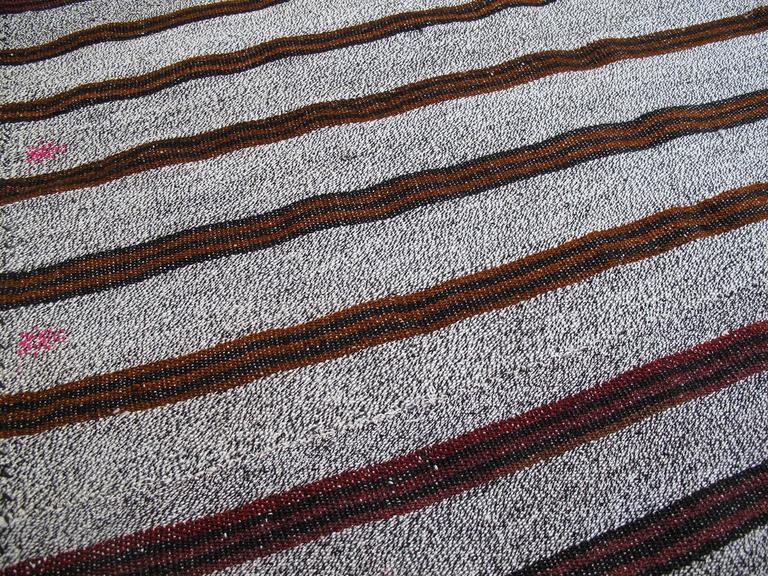 Large Striped Kilim For Sale at 1stDibs