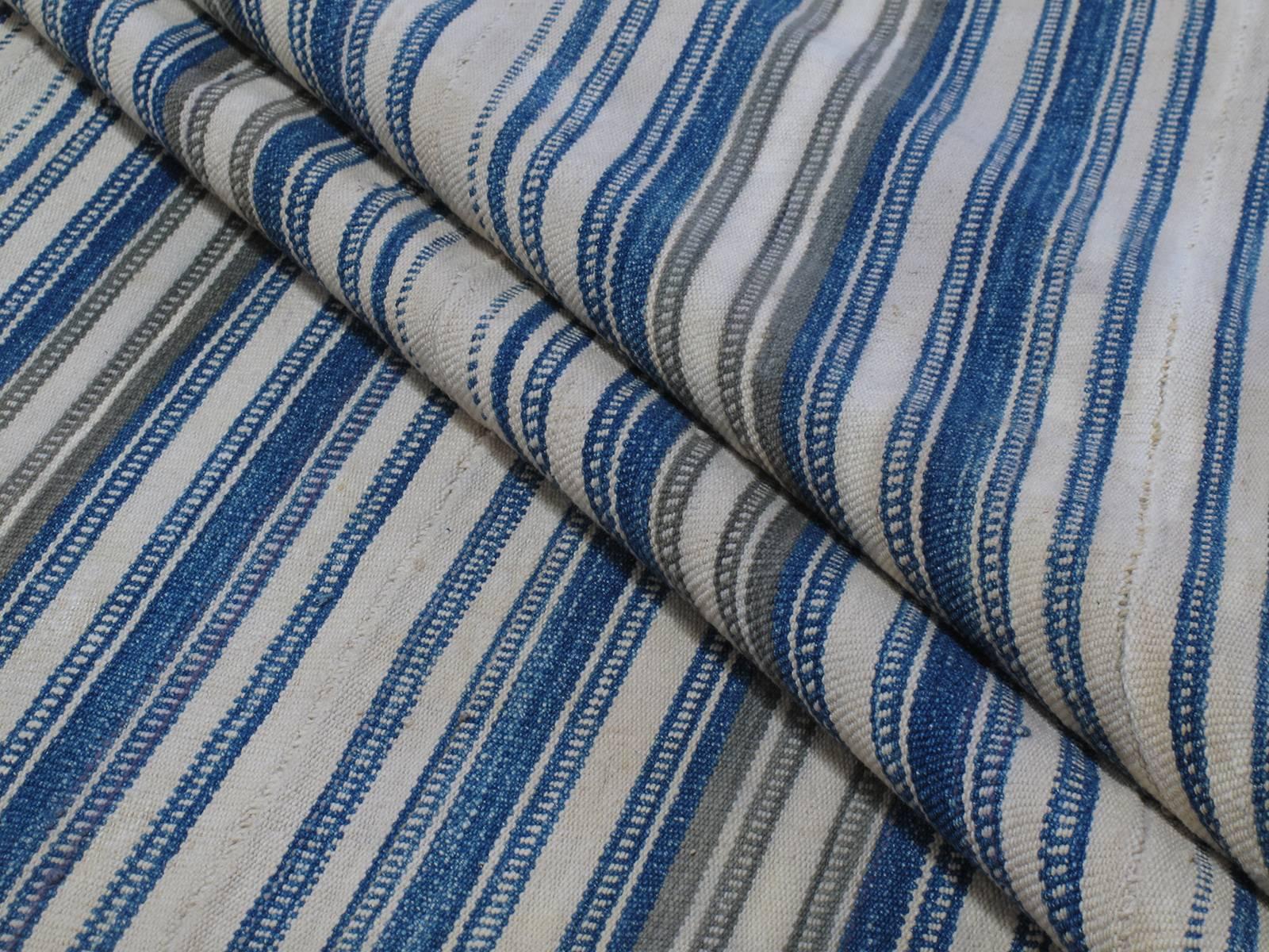 20th Century Indigo Cotton 