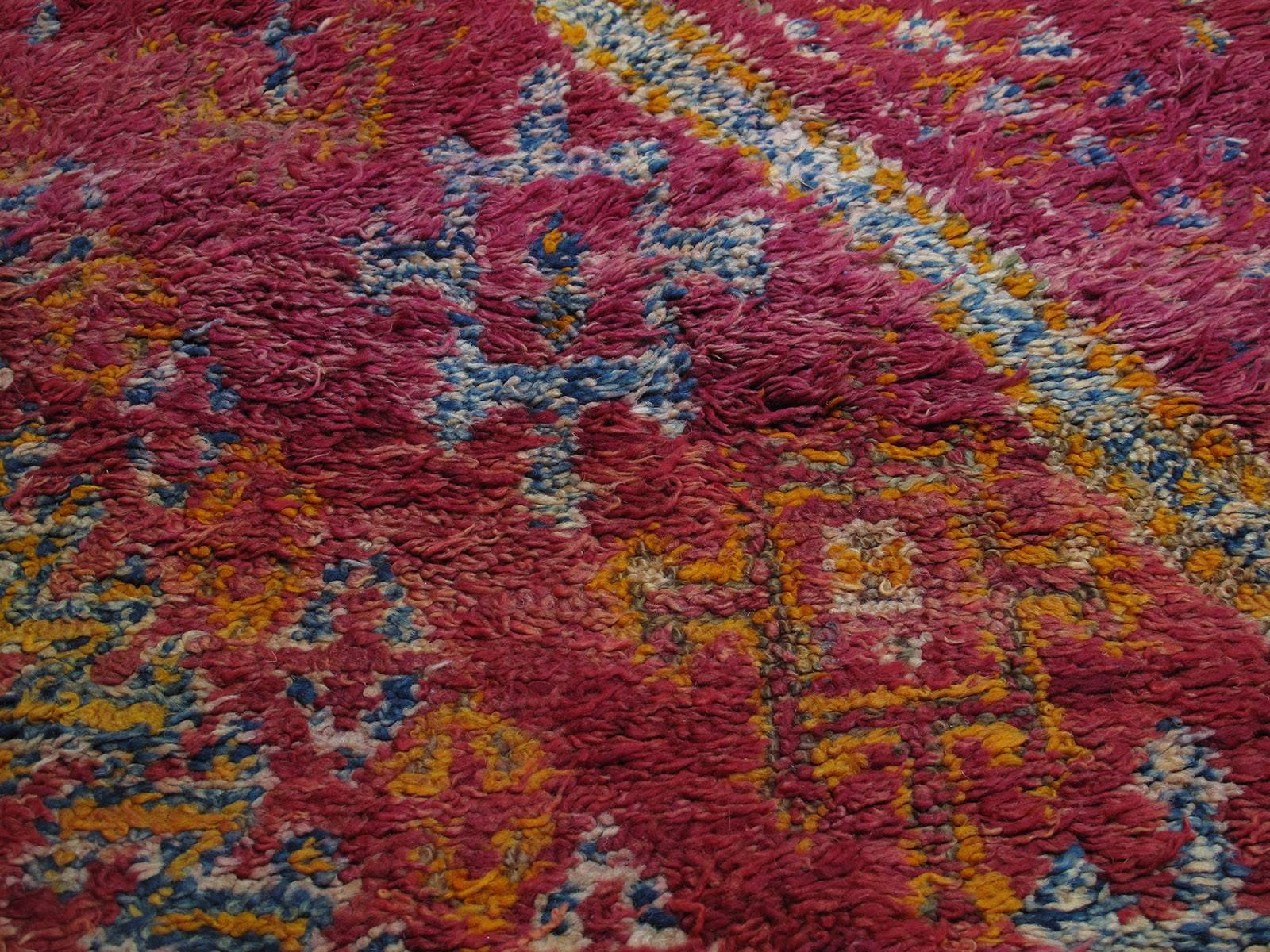 Mid-20th Century Beni Mguild Moroccan Berber Carpet