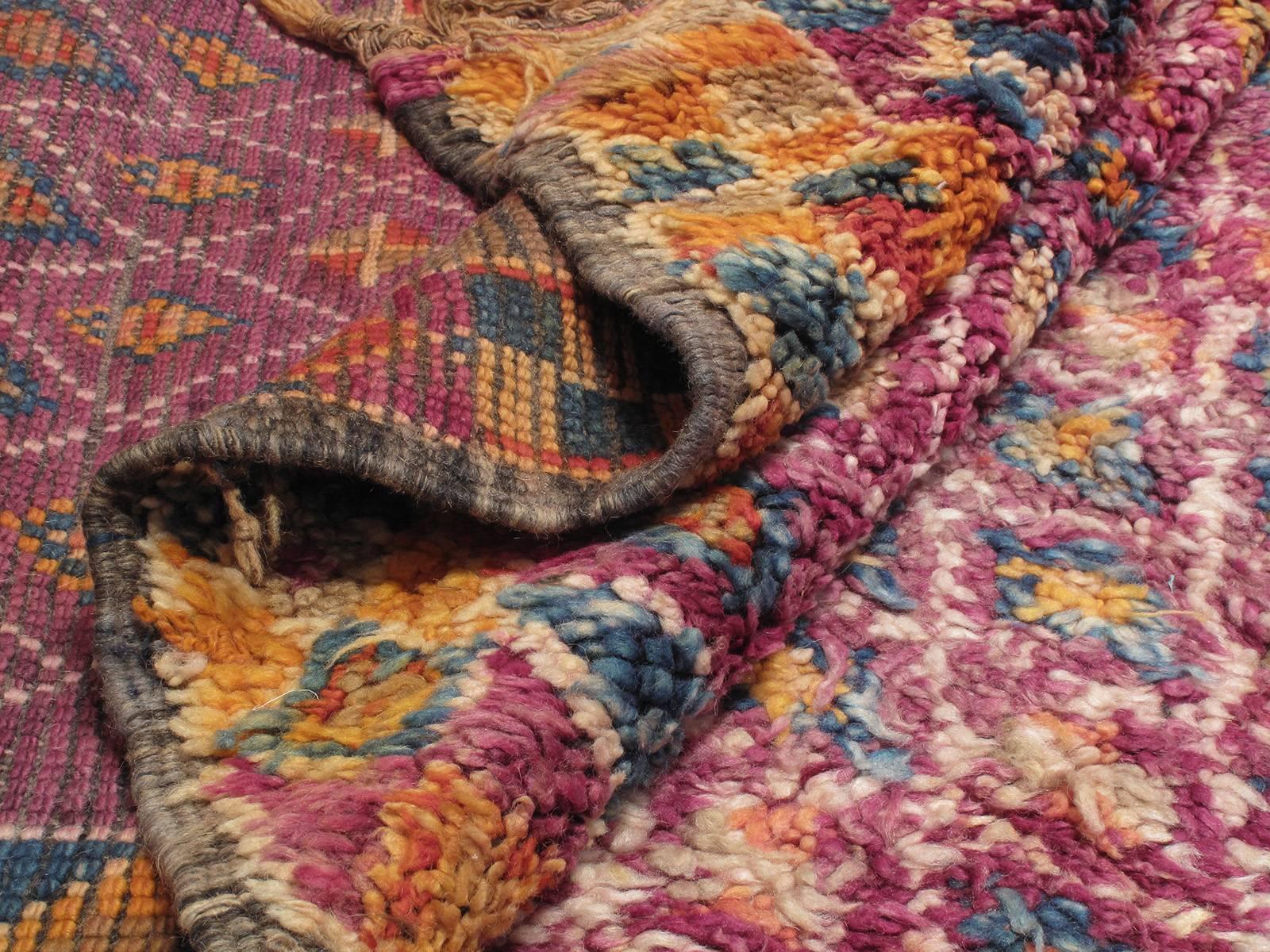 20th Century Large Beni Mguild Moroccan Berber Carpet
