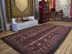 Large Turkmen/Uzbek Felt Carpet