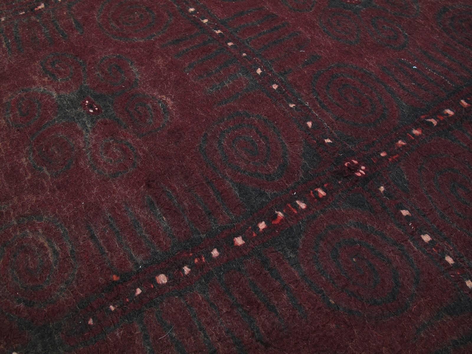 Large Turkmen/Uzbek Felt Carpet 1