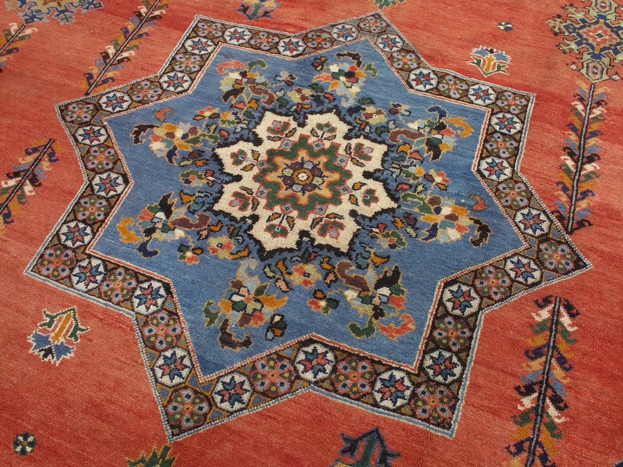 Oushak Antique Rabat Carpet
