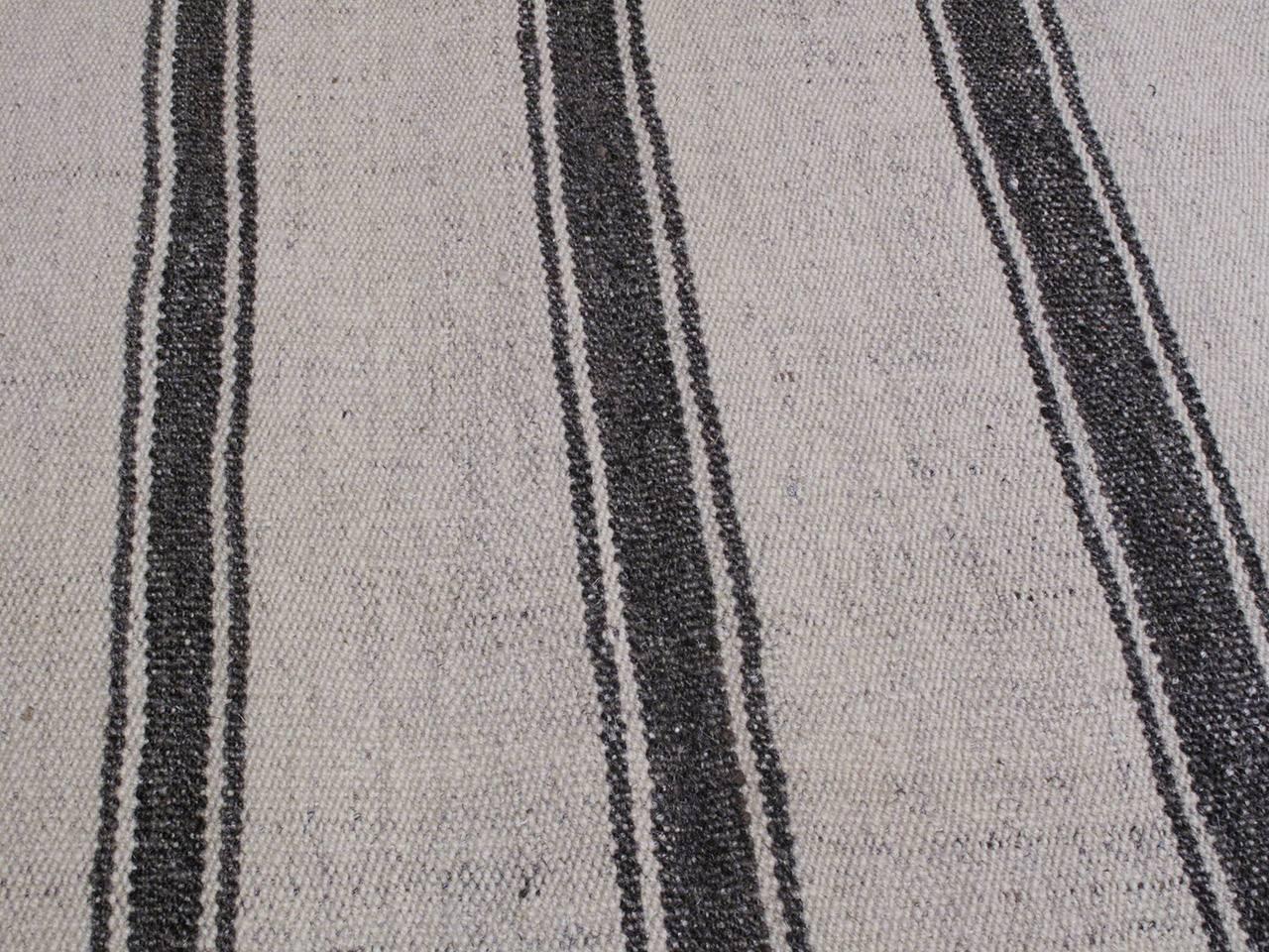 Large Kilim with Vertical Stripes In Good Condition In New York, NY