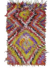 Angora Tulu with Multi-Colored Diamonds
