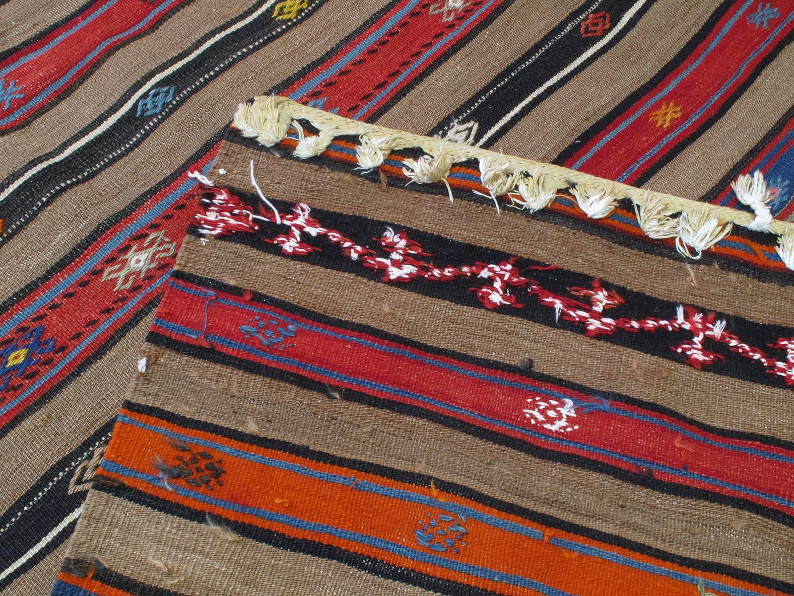 Fethiye Camel Kilim Rug For Sale 2