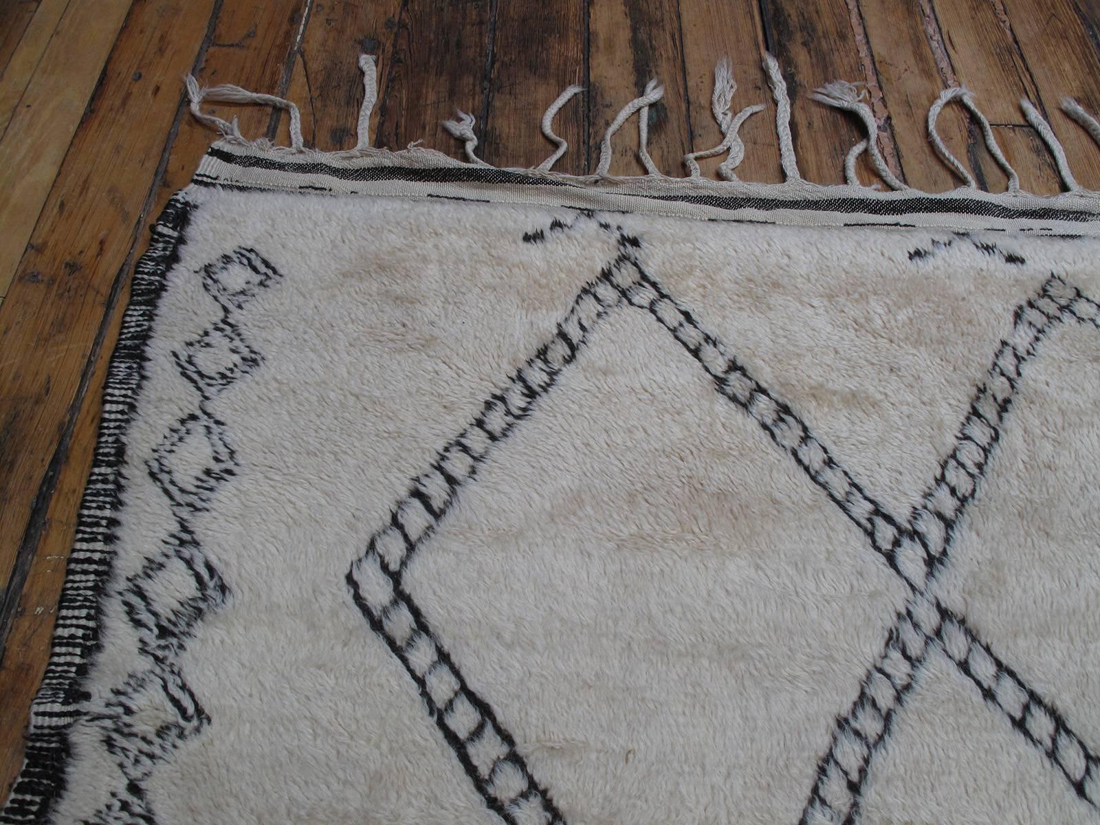 Wool Beni Ouarain Carpet