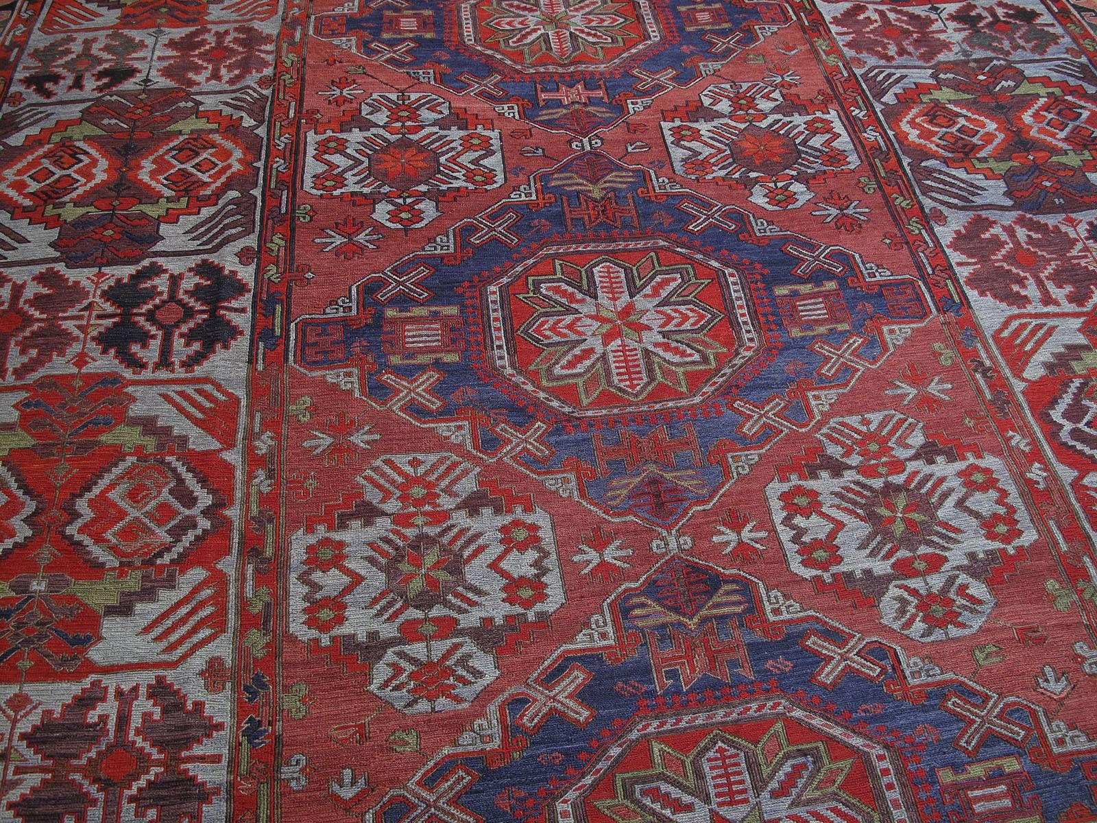 Azerbaijani Large Caucasian Sumak Carpet