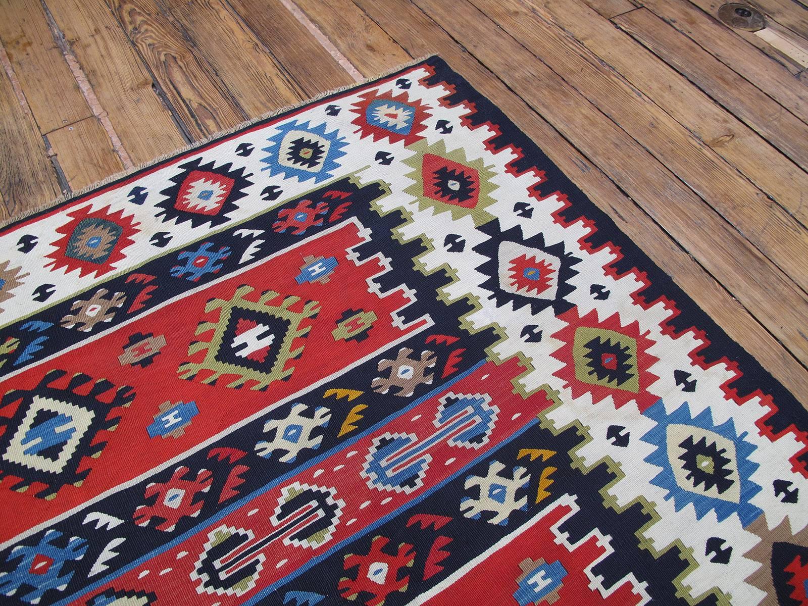 Large Balkan Kilim 1