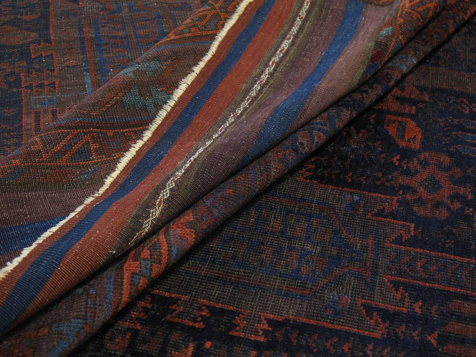 Wool Antique Baluch Main Carpet