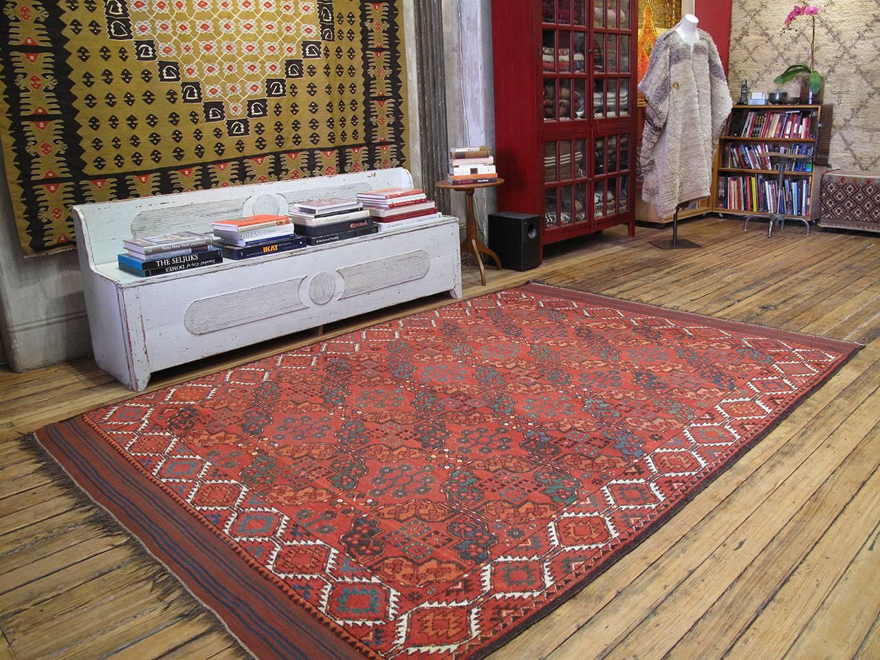 Tribal Antique Ersari Main Carpet