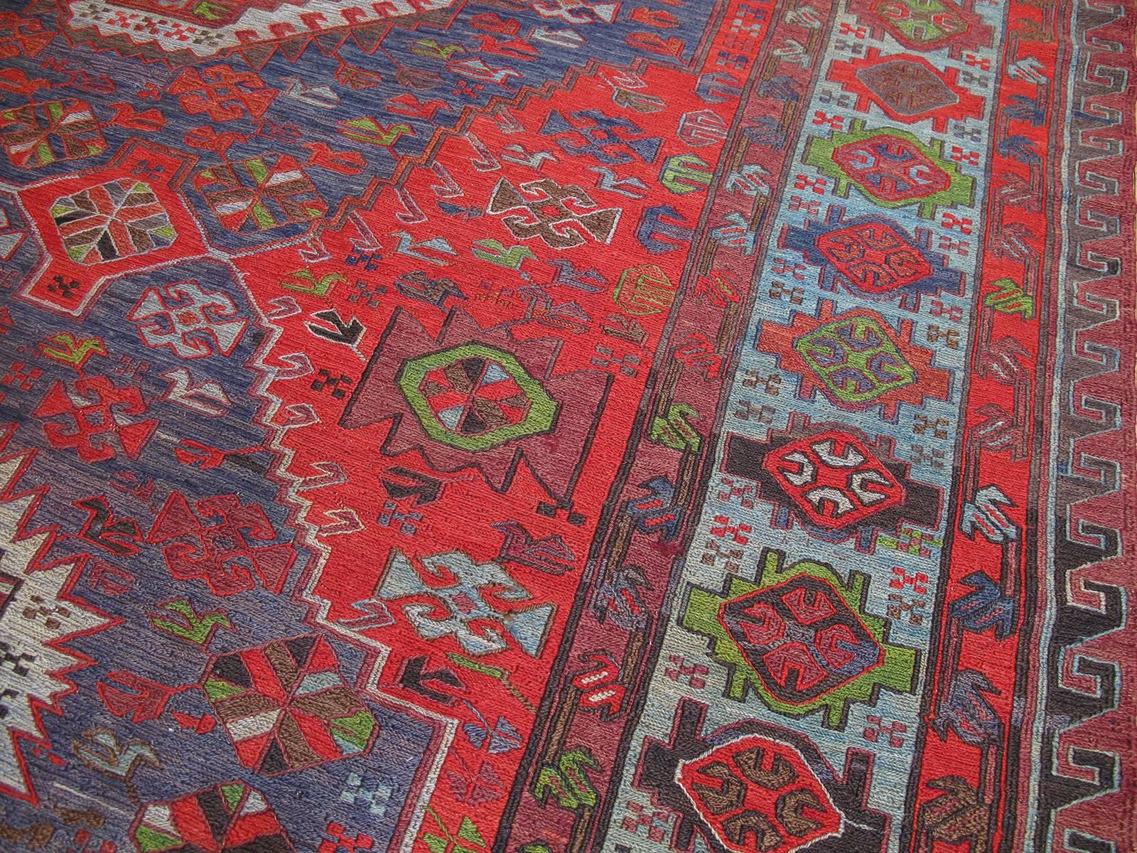 20th Century Caucasian Sumak Carpet