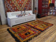 Four Squares, Angora Tulu Rug