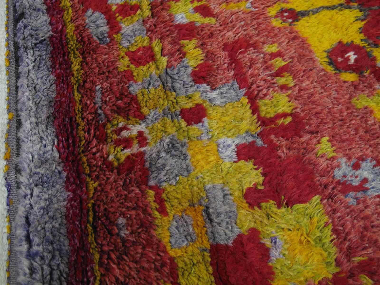 20th Century Small Tulu Rug with Abstract Design