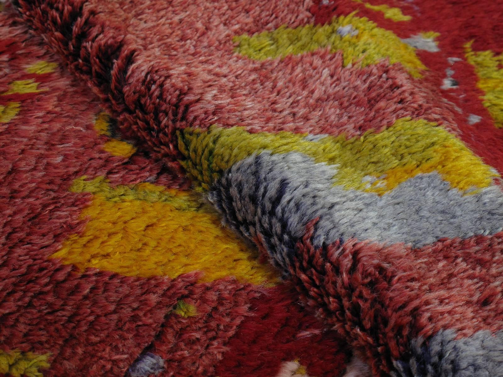 Small Tulu Rug with Abstract Design 1