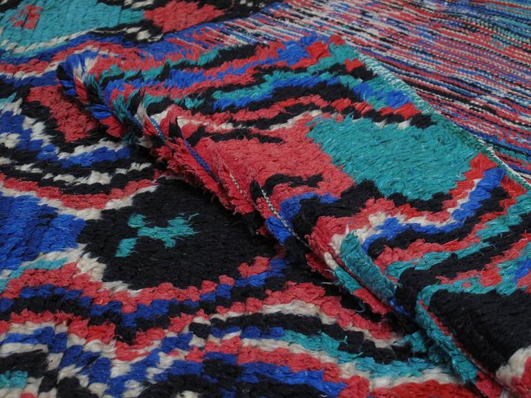 Psychedelic Azilal Berber Moroccan Rug For Sale 1