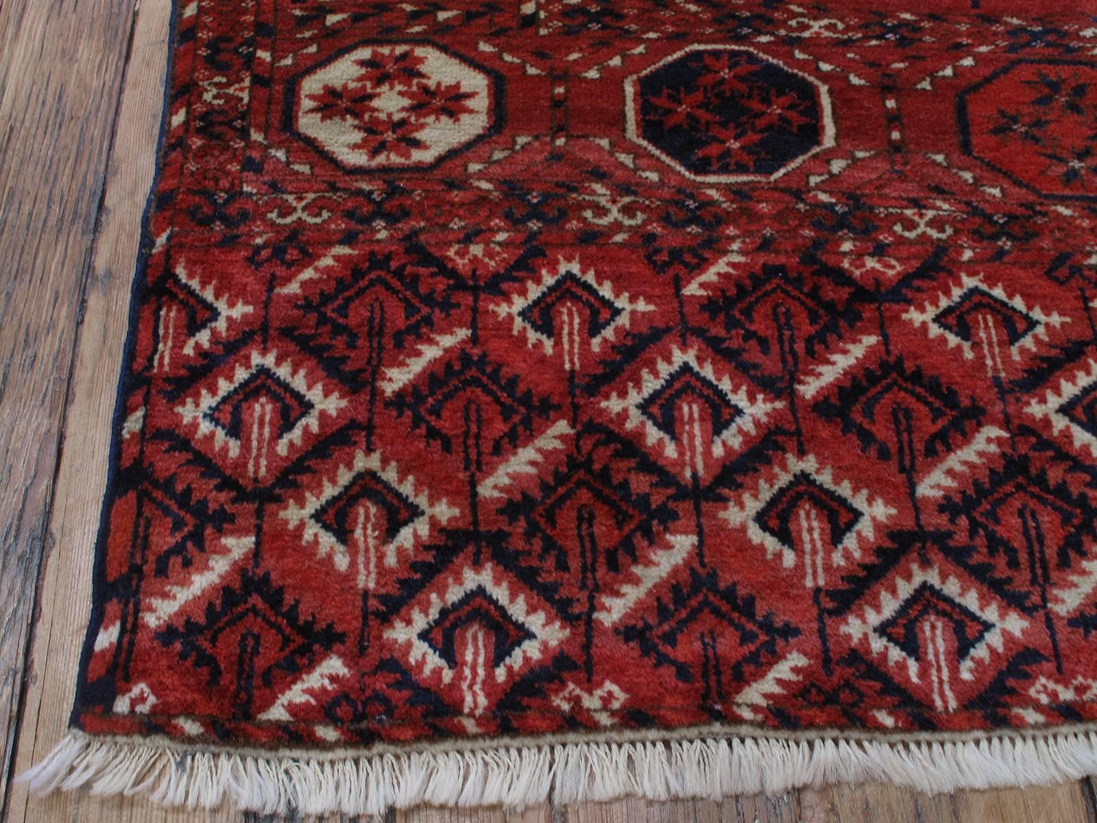 Antique Turkmen Main Carpet For Sale 2