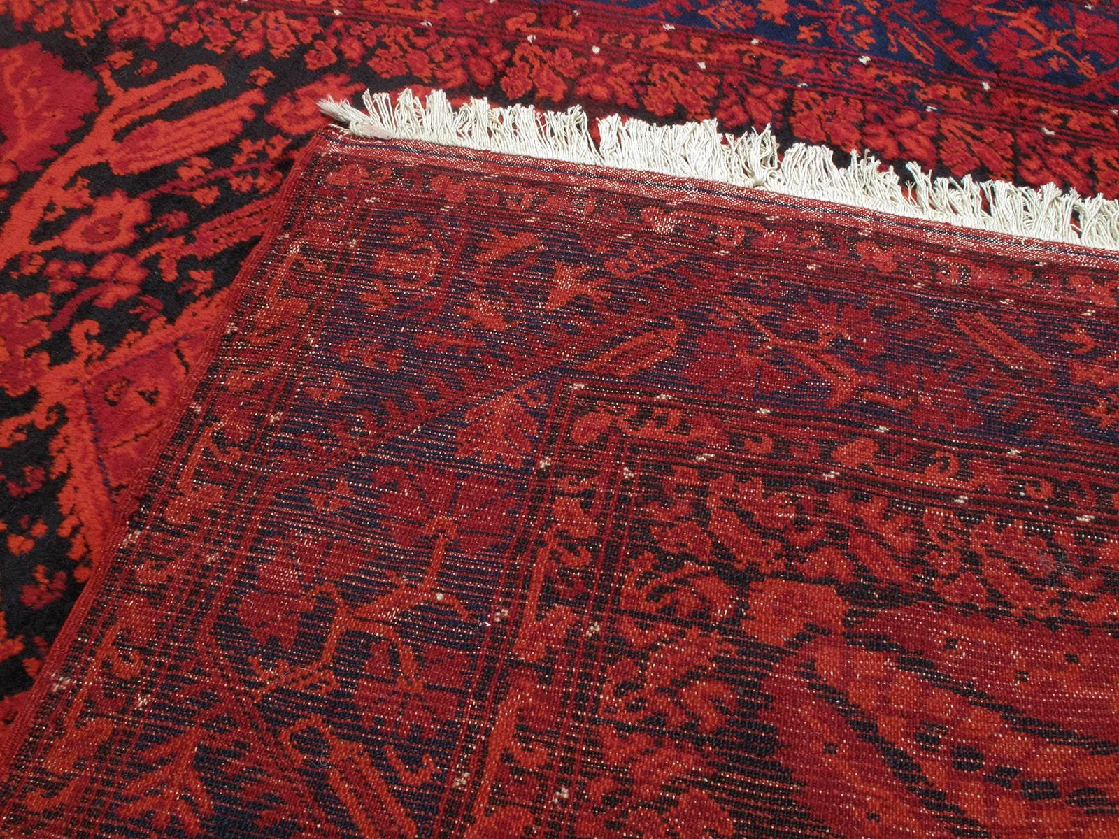 20th Century Kula Rug with Tulips and Carnations