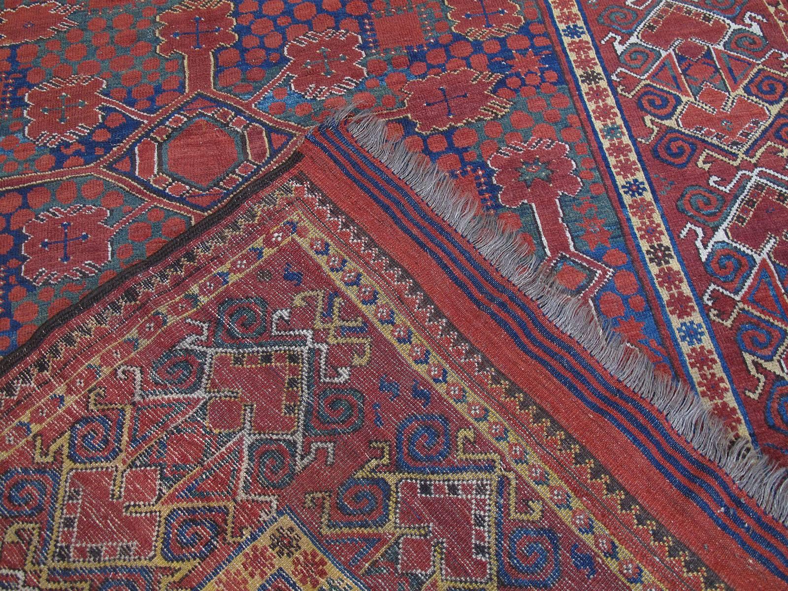 Antique Beshir Turkmen Carpet 3