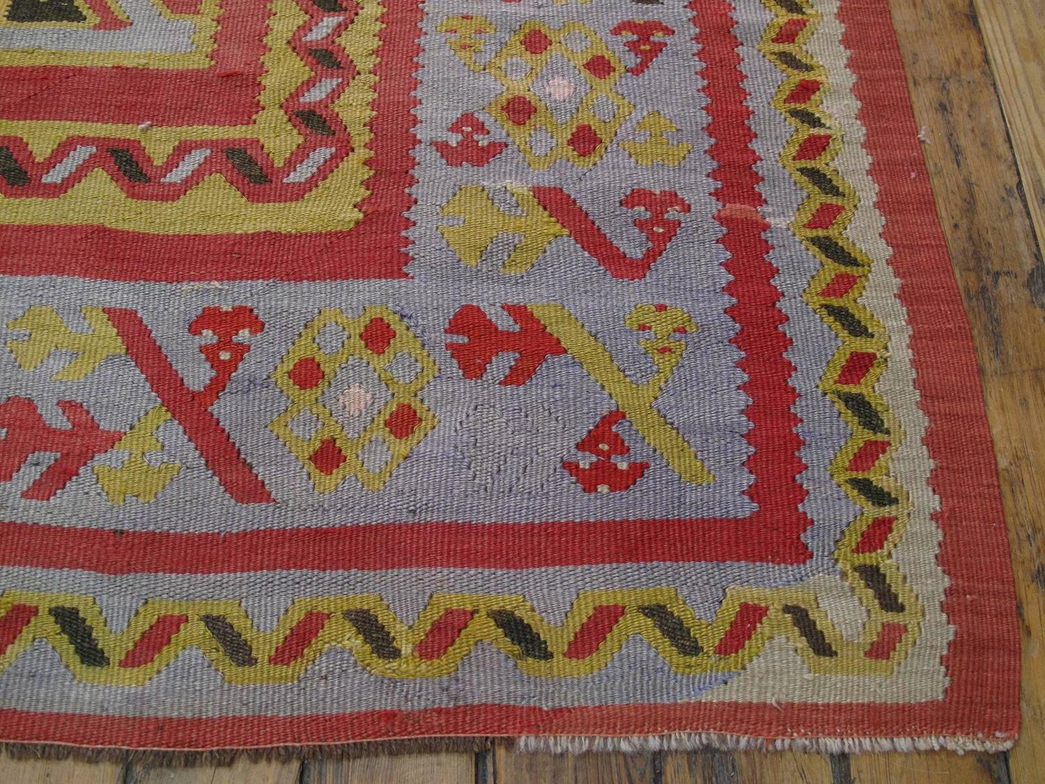 Large Antique Oushak Kilim For Sale at 1stdibs