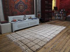 Chessboard Azilal Berber Moroccan Rug