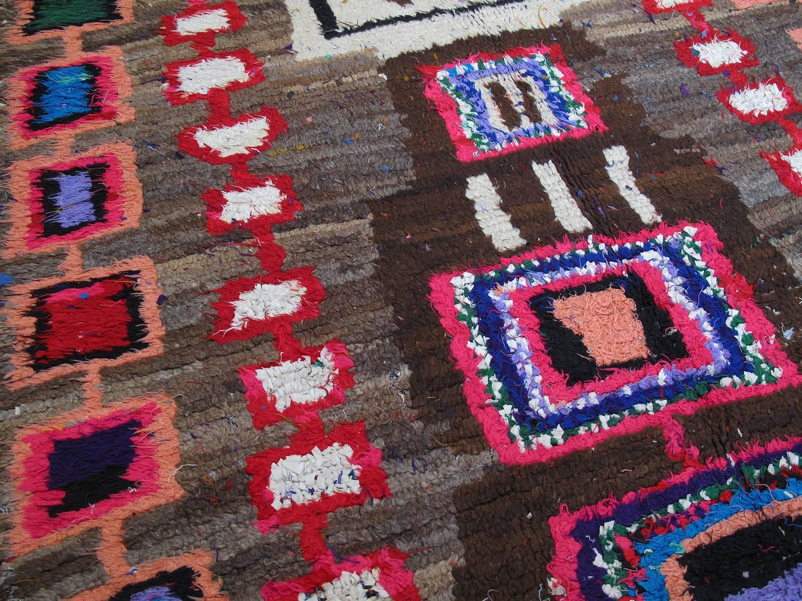 Fantastic Ourika Berber Moroccan Rug In Good Condition In New York, NY