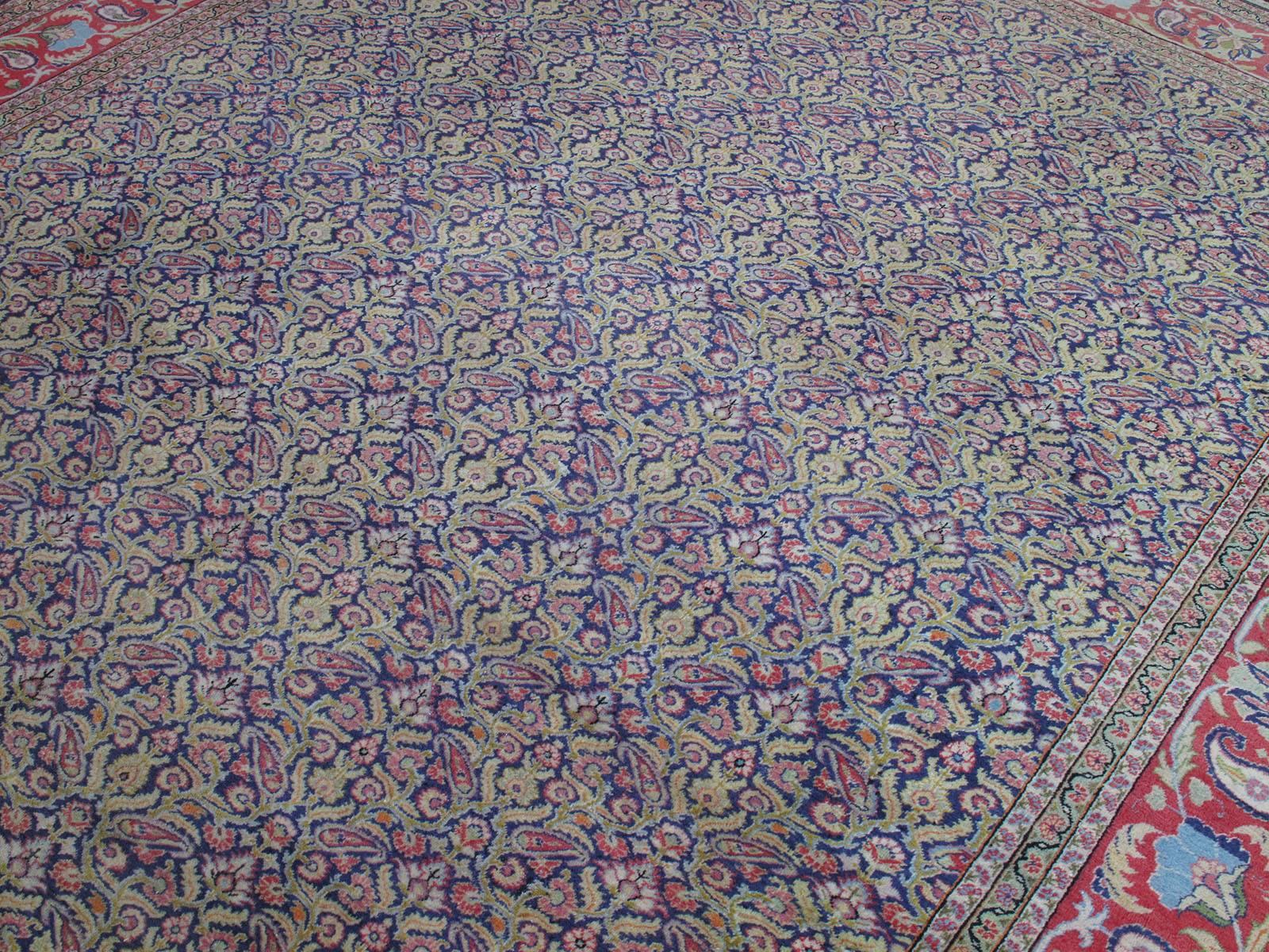 Hand-Knotted Fantastic Kayseri Carpet For Sale