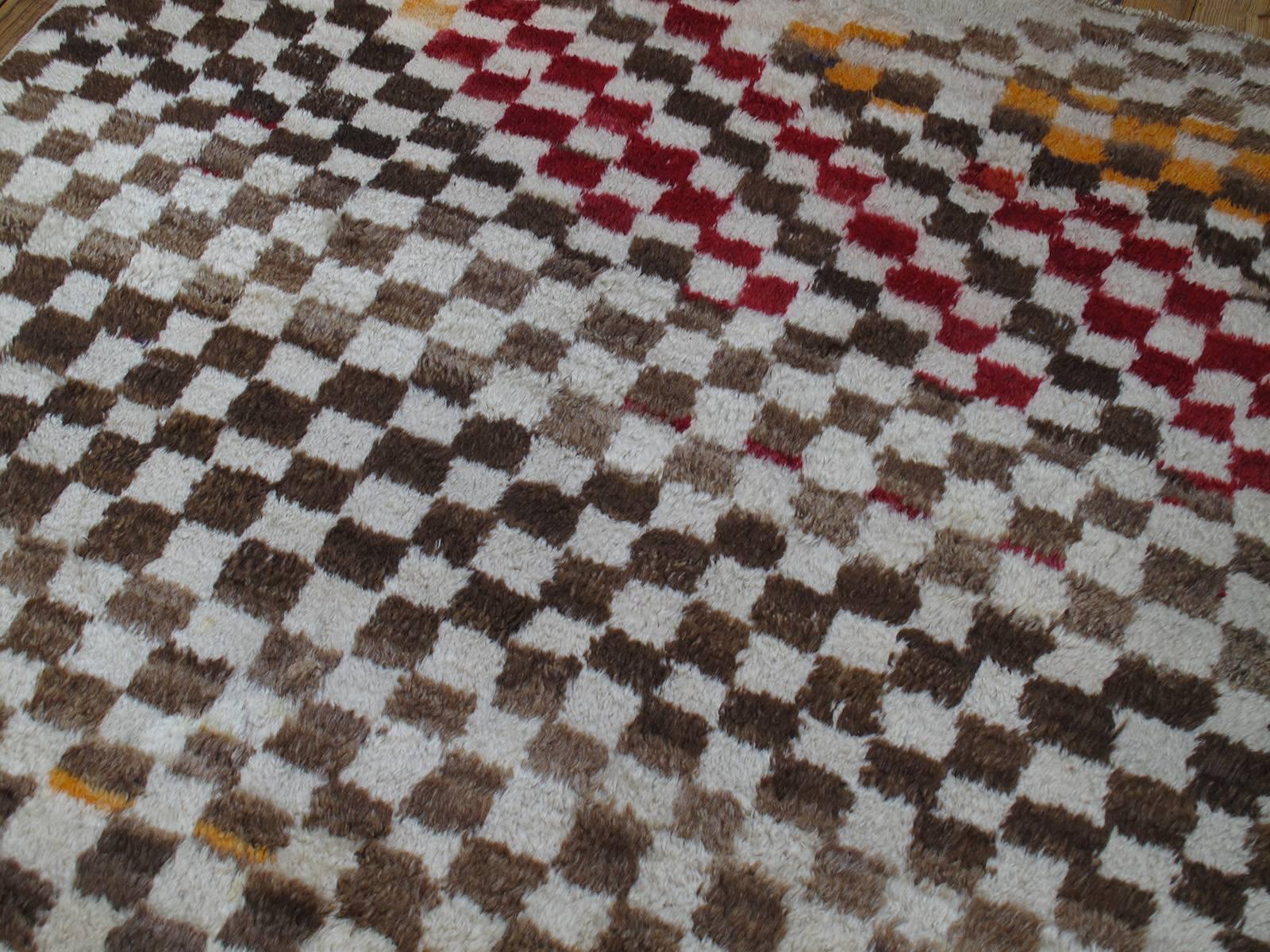 Hand-Knotted Checkerboard 