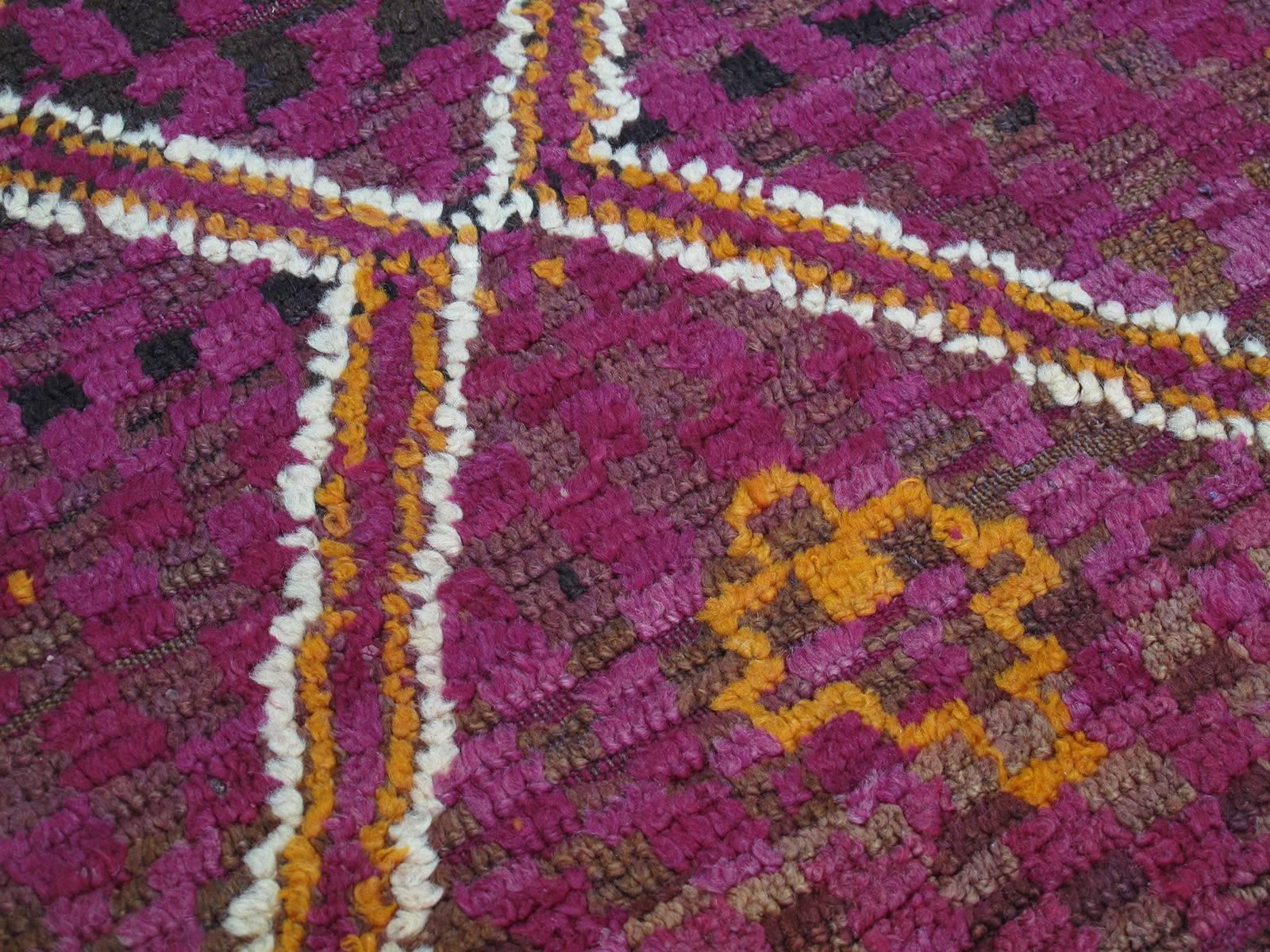 Wool Beni Bou Yahi Berber Moroccan Carpet