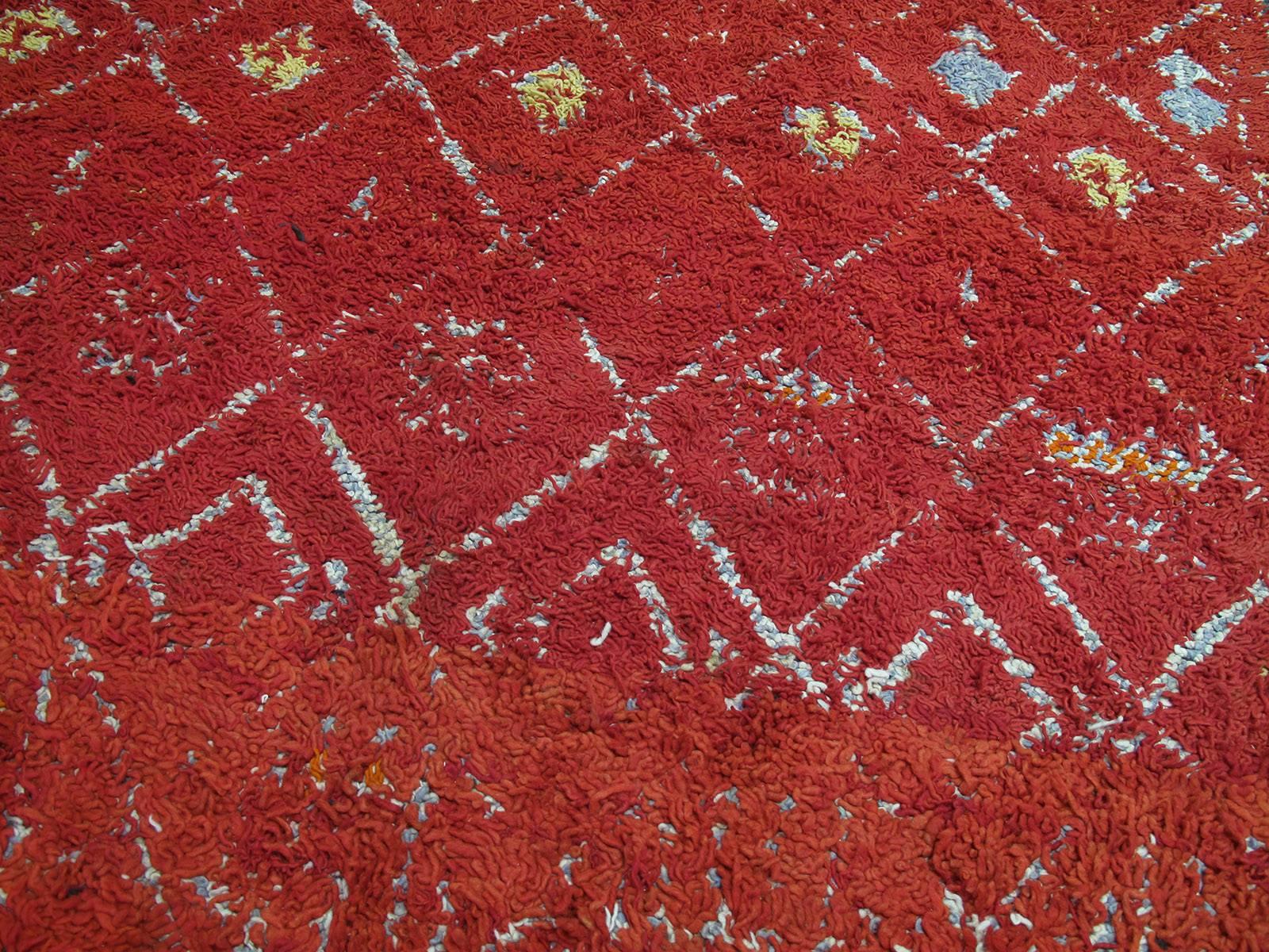 Hand-Knotted Zayan Moroccan Berber Rug