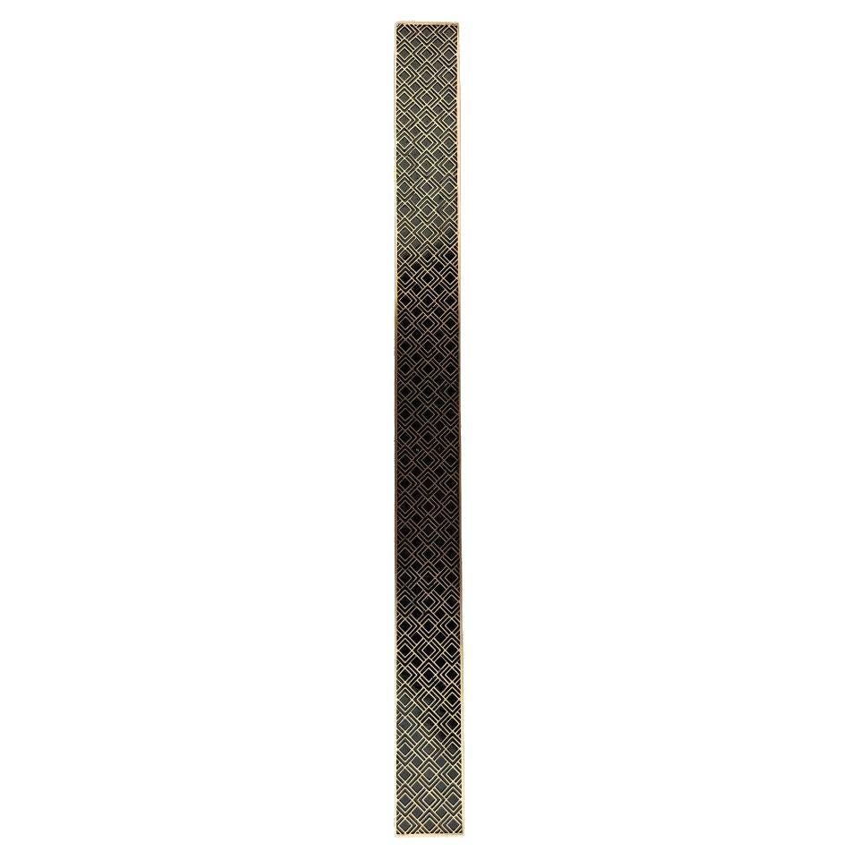 PT/AD/09 Tirador de puerta 70cm : Una impresión geométrica en latón macizo