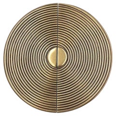 Grande tirette de porte en fil de laiton ø 30 cm : Collection Oriental Touch